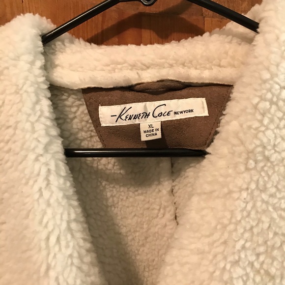 Kenneth Cole Feaux Sherpa Jacket | XL - Picture 2 of 4